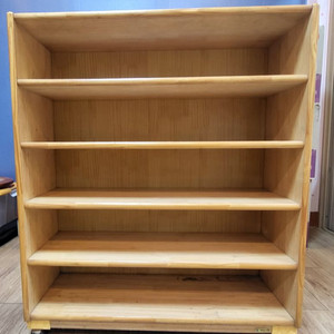 유치원, 어린이집, 학원 원목 5단 신발장 이미지