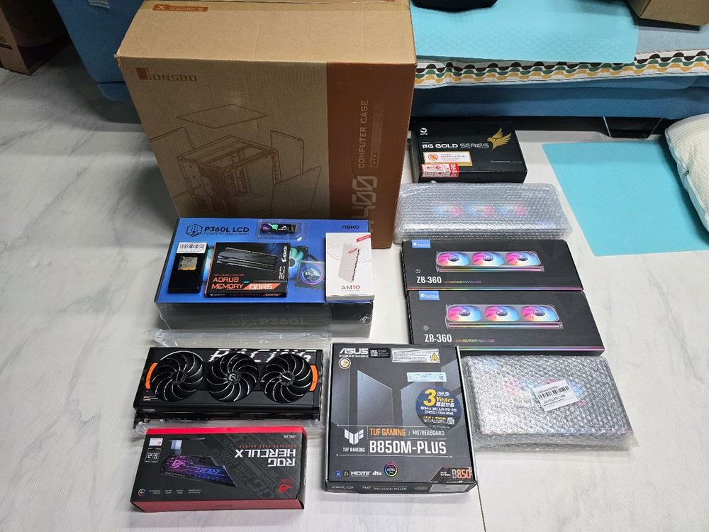 초고사양 게이밍pc 완본체(9800x3d, rtx5080, 48gb) 이미지