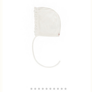 꼬숑 프릴보넷 화이트 18M 이미지