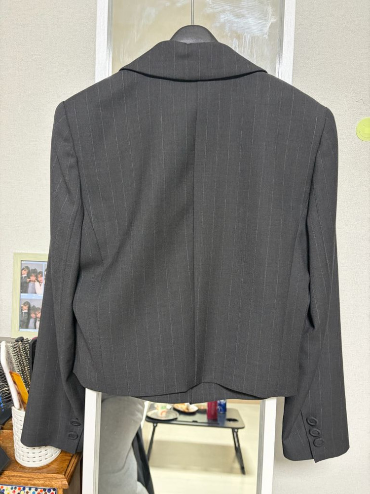 미샤스트라이프 크롭 자켓55--1