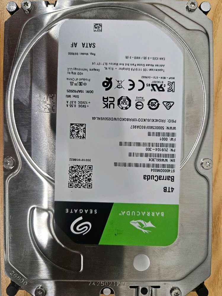 씨게이트 바라쿠다 하드디스크 4TB 이미지