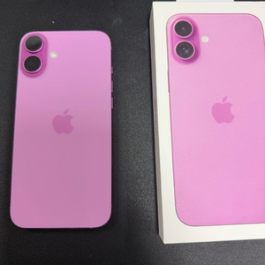 아이폰16플러스 256GB 핑크색상 배터리100