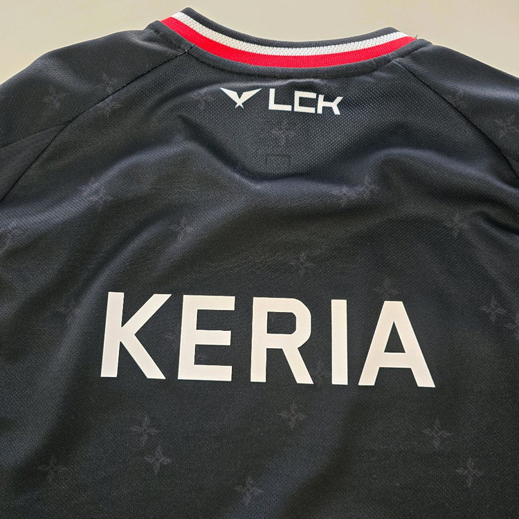 T1 25 유니폼 져지 2벌 케리아 마킹 이미지