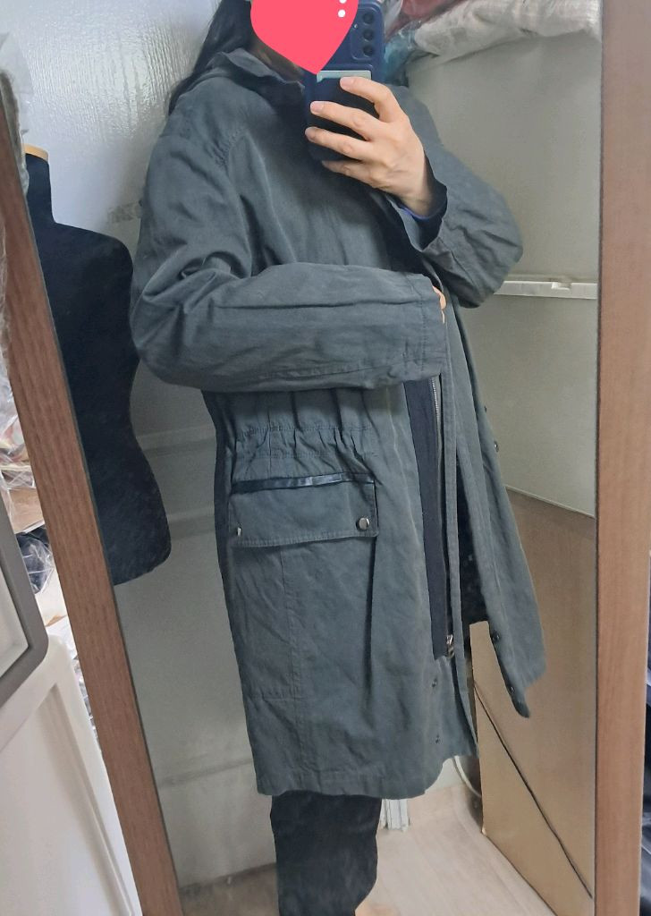 산드로 후드 야상 자켓 코트 S(55~66) 이미지