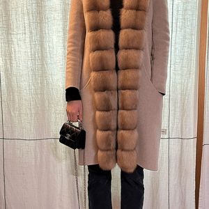 사바티에 린디 소블 세이블 후드 코트 42(44-날씬66) 밍크코트