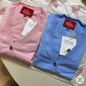 비비안웨스트우드 레드라벨 가디건(핑크,블루)