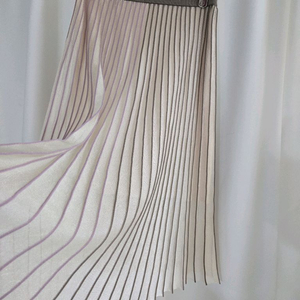 시스템 플리츠 밴딩 롱 스커트