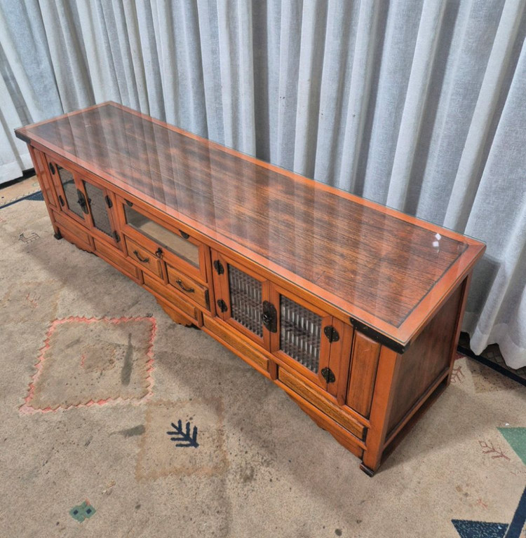 전통고가구 창살 서랍 장문갑 이미지