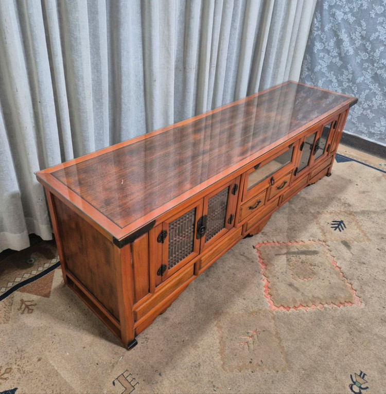 전통고가구 창살 서랍 장문갑 이미지