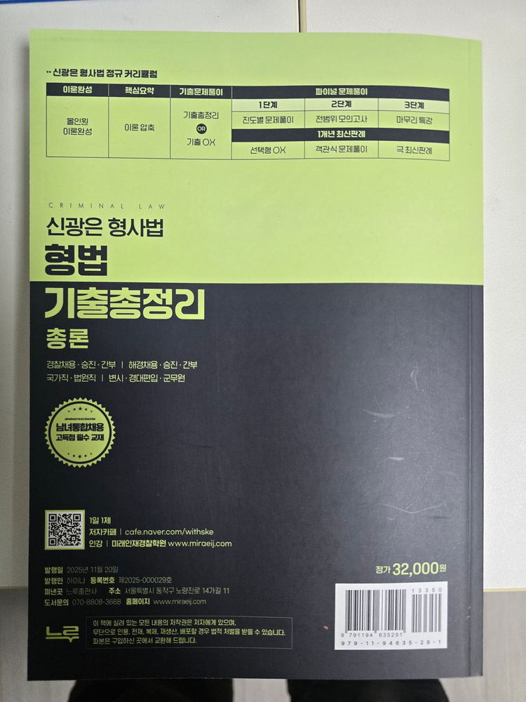 신광은 형사소송법(수사증거) ox 기출, 형법 ox(각) 기출(총,각) 팝니다 이미지