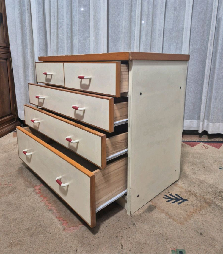 GERMANY 미드센츄리 5D 4단 서랍장 이미지