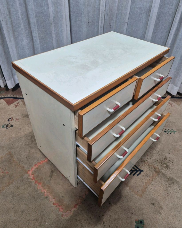 GERMANY 미드센츄리 5D 4단 서랍장 이미지