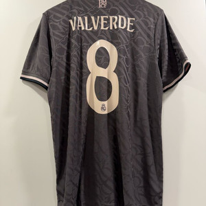 24/25 레알 마드리드 써드 어센틱 유니폼 발베르데 마킹 XL