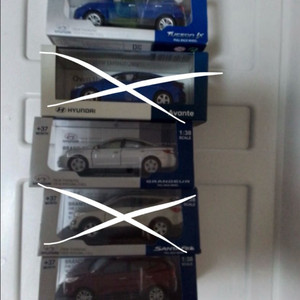 현대 국산차 미니카 다이캐스트 판매 이미지