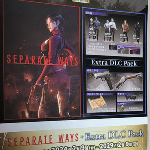 RE4 세퍼레이트웨이즈 + DLC 팩 코드