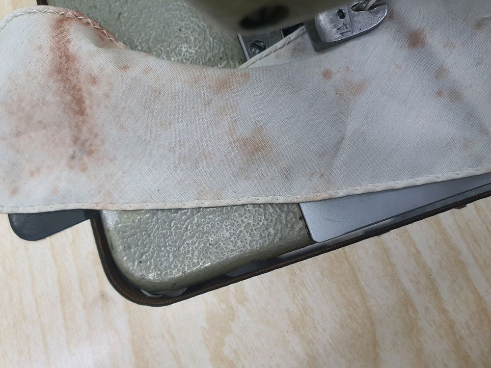 JUKI 주키 지그재그미싱 헤밍미싱 고급스카프, 마후라등 이미지