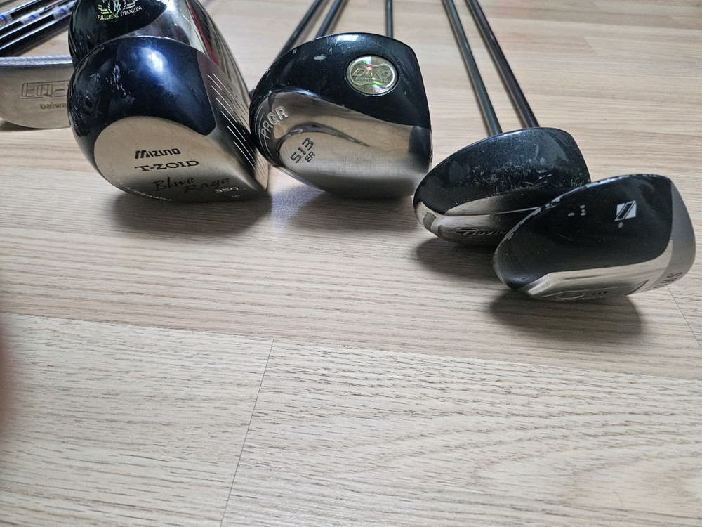 골프채 32채 (PRGR,daiwa, Mizuno등등) 이미지