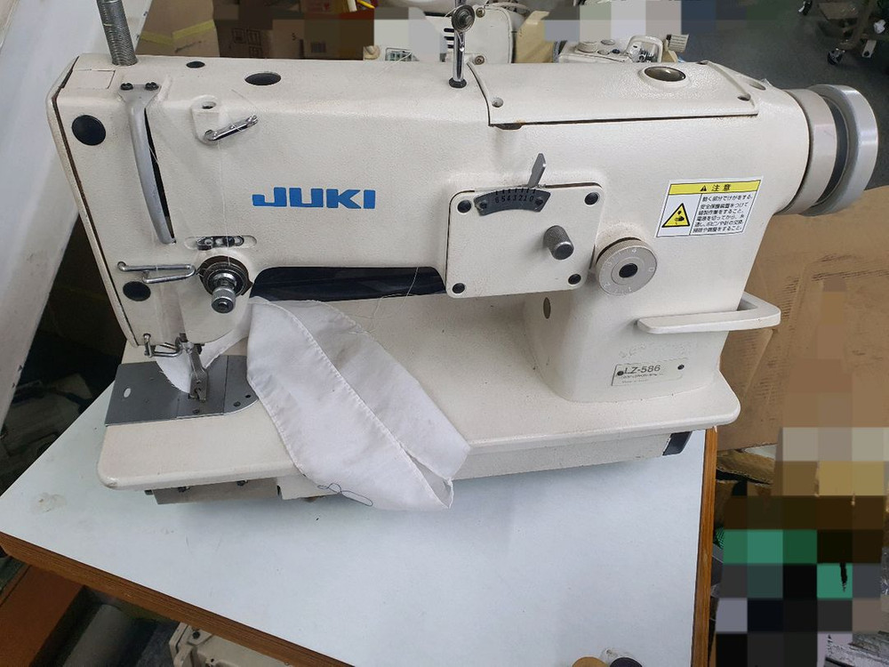 JUKI 주키 지그재그미싱 헤밍미싱 고급스카프, 마후라등 이미지