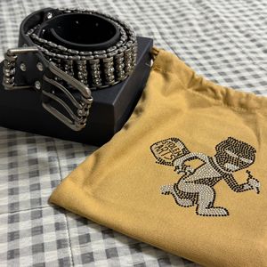 (32) Stolen Arts Skull Roller Belt Black