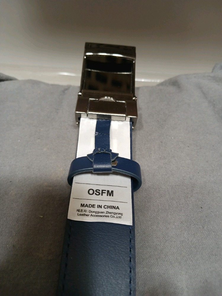 아디다스 골프 남성용3 스트라이프 펀칭 노홀 벨트--5