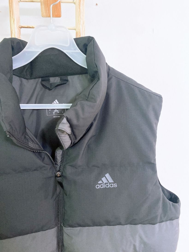 (XL)아디다스남자오리털투톤패딩조끼 이미지