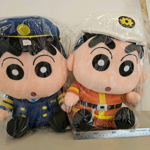 경찰 짱구 소방관 짱구 대형 인형 이미지