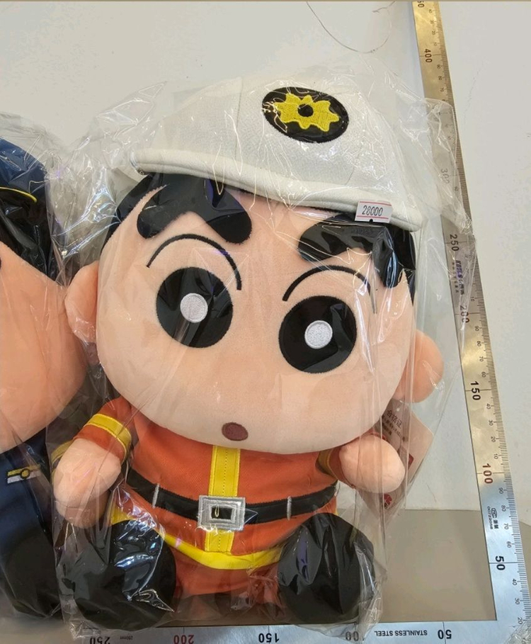 경찰 짱구 소방관 짱구 대형 인형 이미지