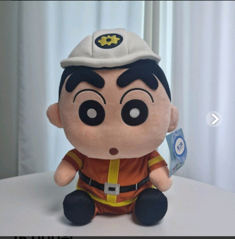 경찰 짱구 소방관 짱구 대형 인형 이미지