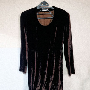 조르지오알마니 이탈리아 정품 벨벳 원피스 이미지