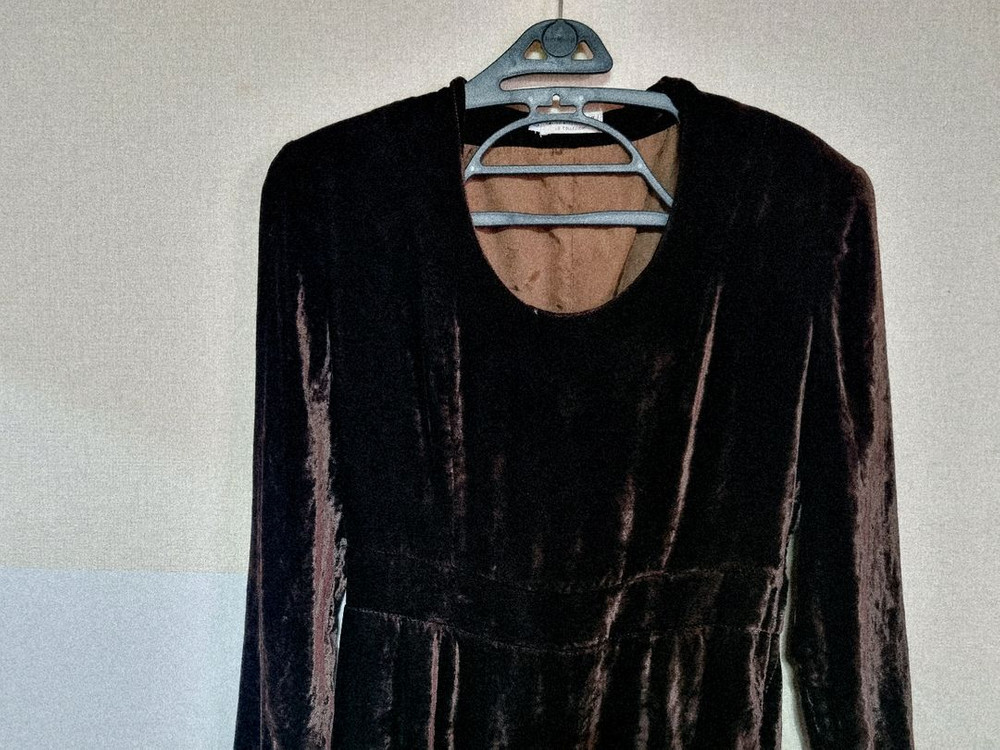 조르지오알마니 이탈리아 정품 벨벳 원피스 이미지