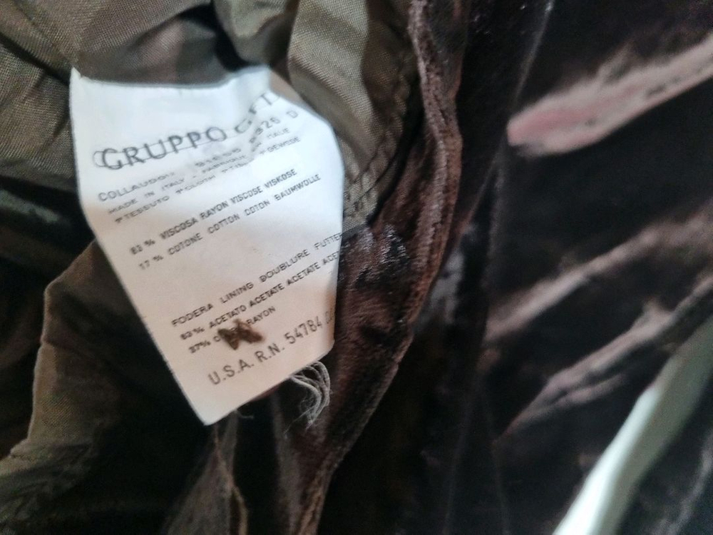 조르지오알마니 이탈리아 정품 벨벳 원피스 이미지