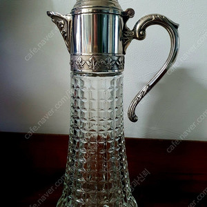 이태리산 앤틱 실버크리스탈 물병(저그) 이미지