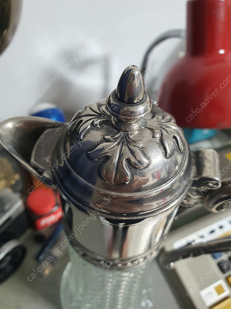 이태리산 앤틱 실버크리스탈 물병(저그) 이미지