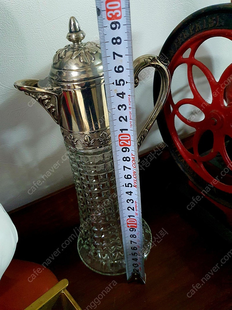 이태리산 앤틱 실버크리스탈 물병(저그) 이미지