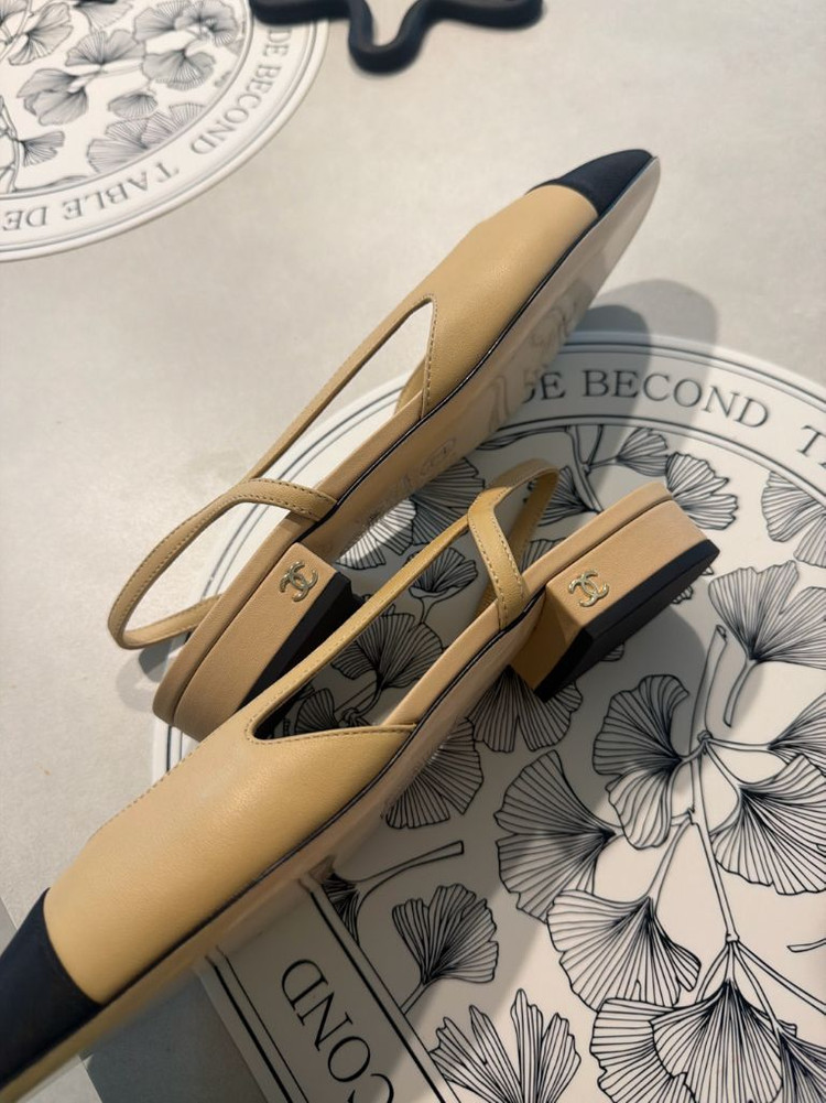 새상품_샤 슬링백 플랫슈즈 240 이미지