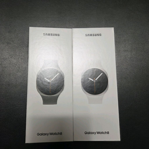 미개봉 갤럭시 워치8 40mm 실버 그라파이트 gps 팝니다!!
