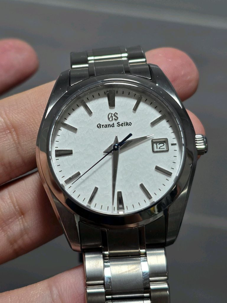 그랜드세이코 sbgx355 눈송이 쿼츠 티타늄--1