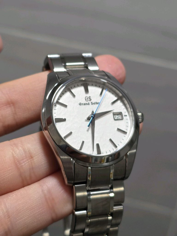 그랜드세이코 sbgx355 눈송이 쿼츠 티타늄--2