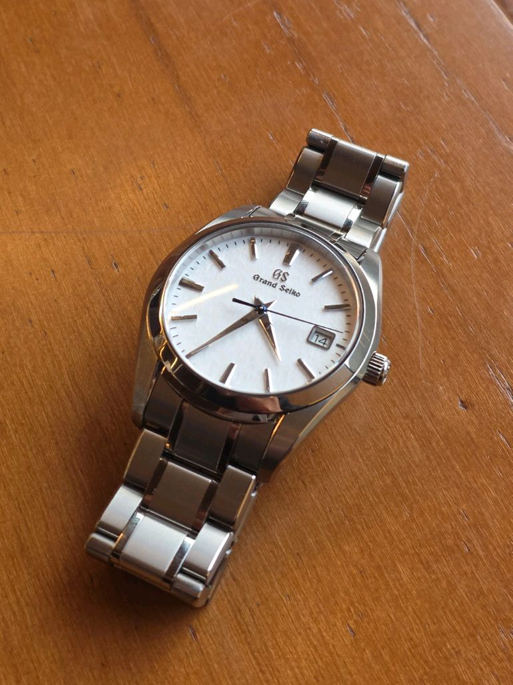그랜드세이코 sbgx355 눈송이 쿼츠 티타늄--3