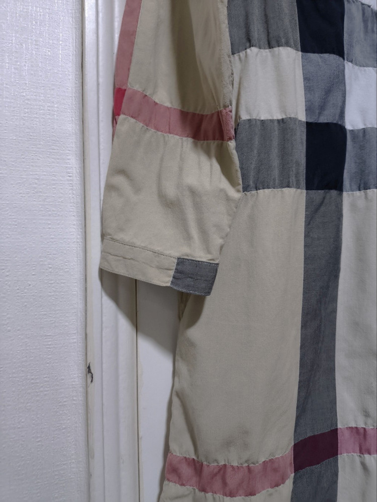 8Y 버버리 키즈 체크셔츠 원피스 이미지