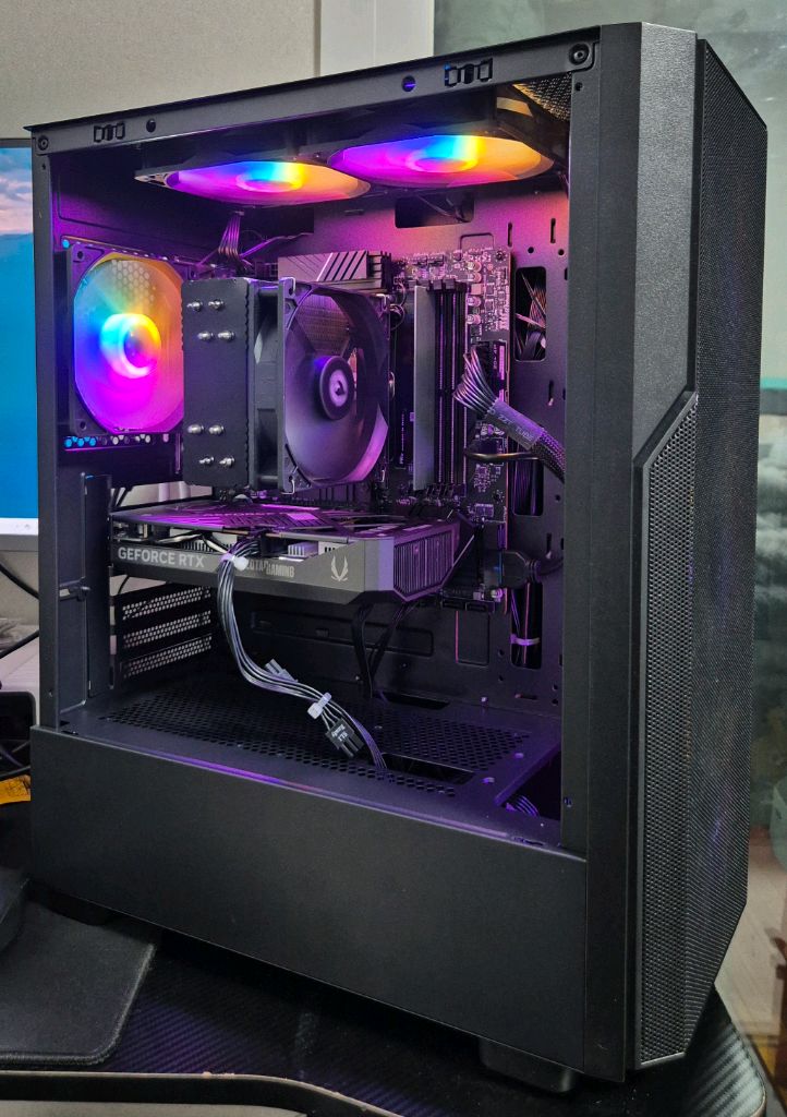 라이젠 9600X , RTX5060 , SSD 1TB 게이밍 컴퓨터 본체 판매합니다--1