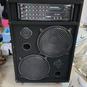 노래방 엠프스피커 박스 이미지