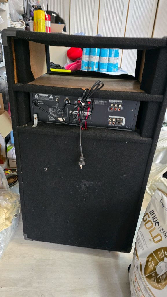 노래방 엠프스피커 박스 이미지