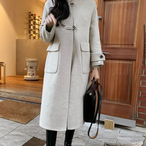 *새제품* 오트밀 핸드메이드 코트 이미지