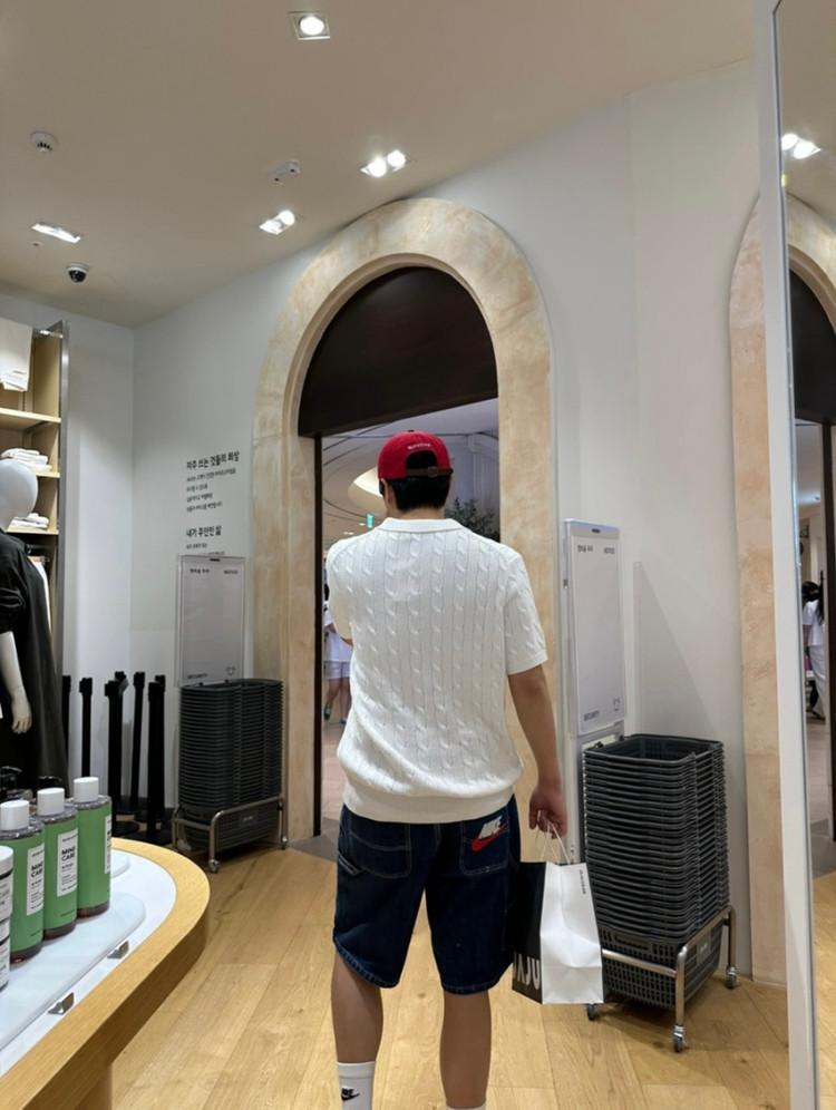 XL / 폴로 랄프로렌 케이블 PK 2버튼 반팔니트 화이트(블루포니)--6