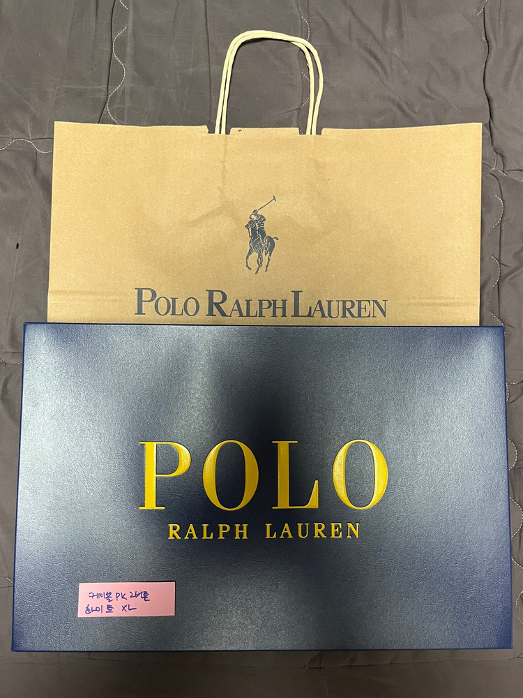 XL / 폴로 랄프로렌 케이블 PK 2버튼 반팔니트 화이트(블루포니)--8