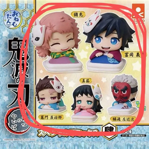 [5종풀셋/미개봉] 귀멸의칼날 오네무탄 스페셜 리믹스 4탄 기유 사비토 탄지로 마코모 우로코다키 이미지