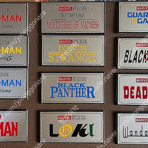 마블명판스파이더맨 닥터스트레인지 가디언즈오브갤럭시(가오갤) 블랙위도우 앤트맨(와스프) 로키 완다비젼 데드풀핫토이 이미지