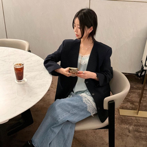 바이씨니 제작 베이지자켓 네이비 새상품 팝니다 이미지