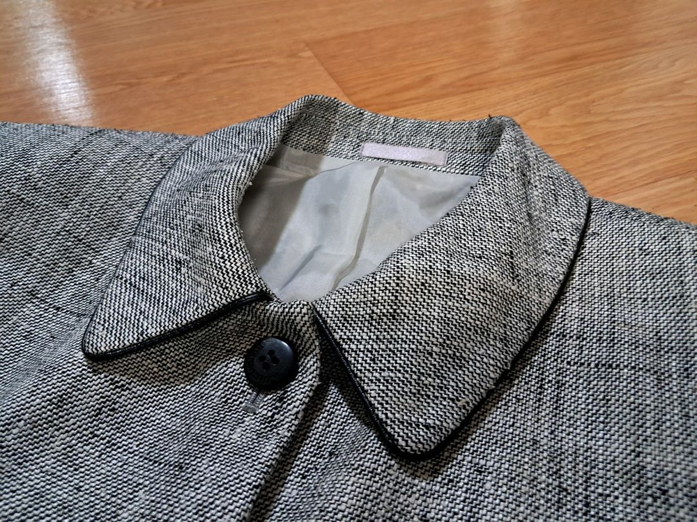 <명품> 버버리 울 + 마 자켓 (여성 77사이즈)--3